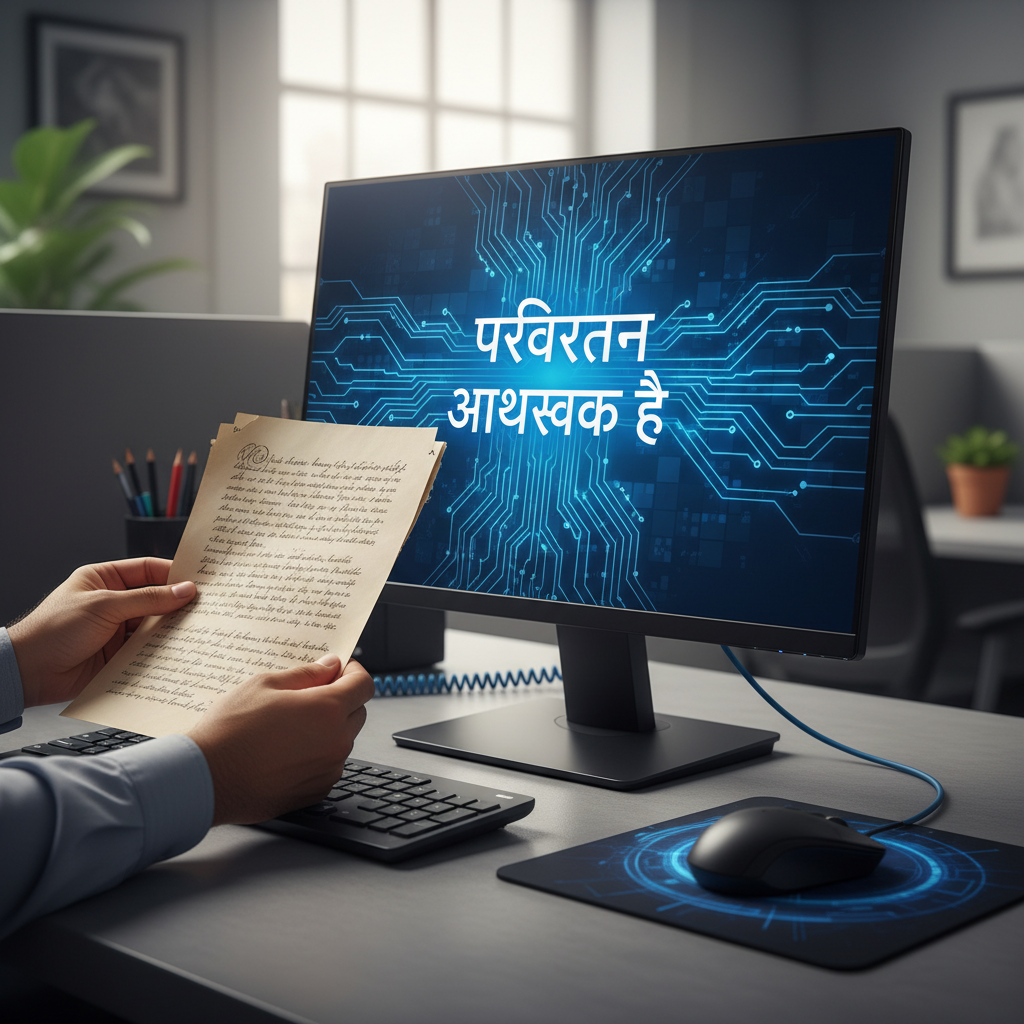 लेगेसी फ़ॉन्ट का महत्व पुरानी फ़ॉन्ट शैली (शिवाजी) और आधुनिक डिजिटल कार्य का संयोजन।