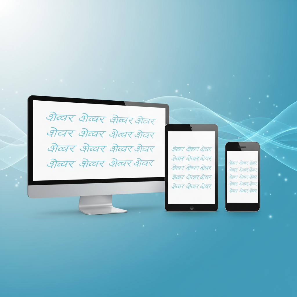 मल्टी-डिव्हाइस युनिकोड कंपॅटिबिलिटी विविध उपकरणांवर युनिकोड मराठी मजकूराची सुसंगतता