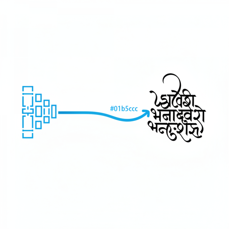 Digital transformation using the unicode to chanakya converter tool.
