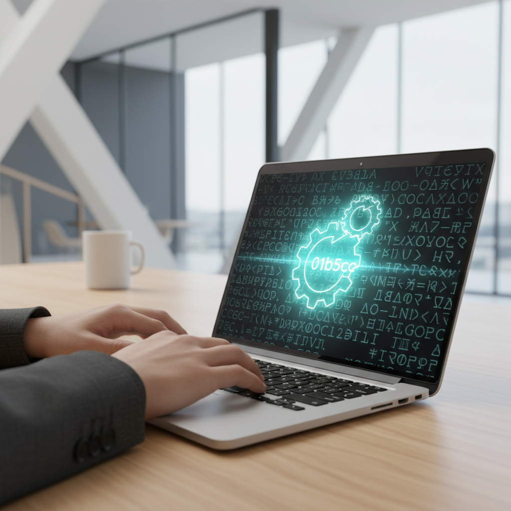 Inputting Text for DG Conversion User typing text into an online font converter tool.