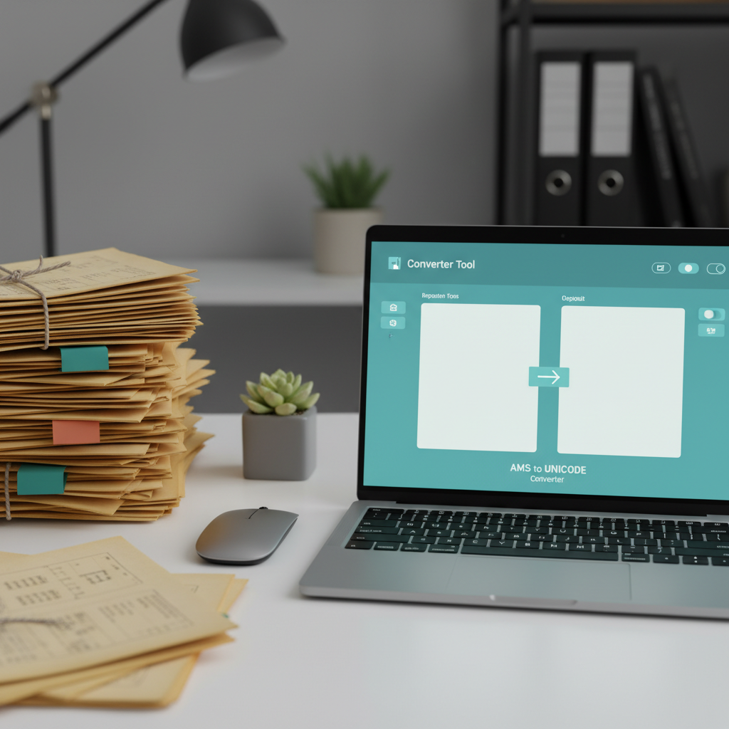 जुन्या दस्तऐवजांसाठी कनवर्टर जुन्या आणि नवीन फॉन्टची तुलना करणारे डिजिटल साधन